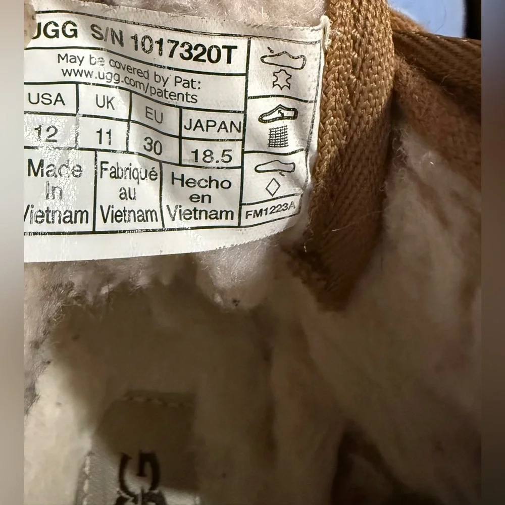 UGG Kids Tan Suede Boots